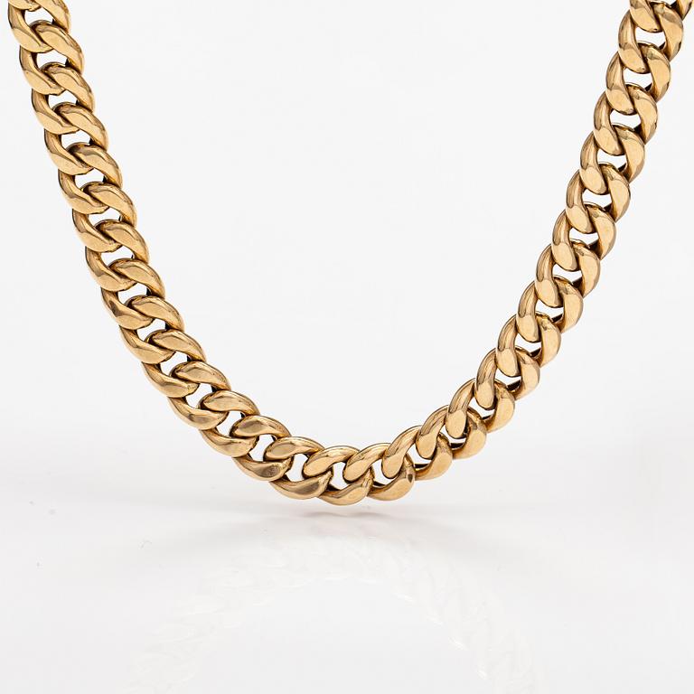 A 14K gold necklace. Kari Rosti, Helsinki 2000.