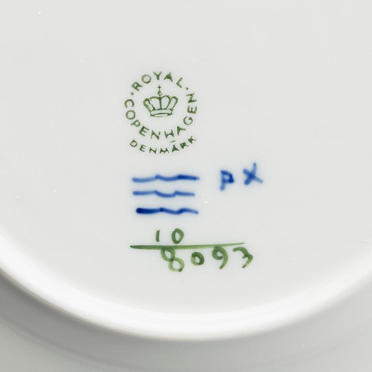 KAFFESERVIS, 14 delar, "Blå blomst", Royal Copenhagen.