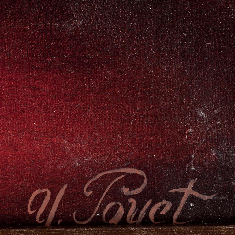 YVES POYET, olja på duk, signerad.