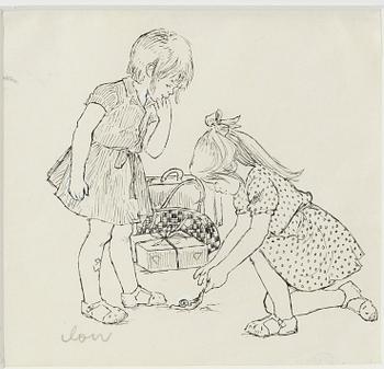 Ilon Wikland, "A cake for grandmother" 1963.