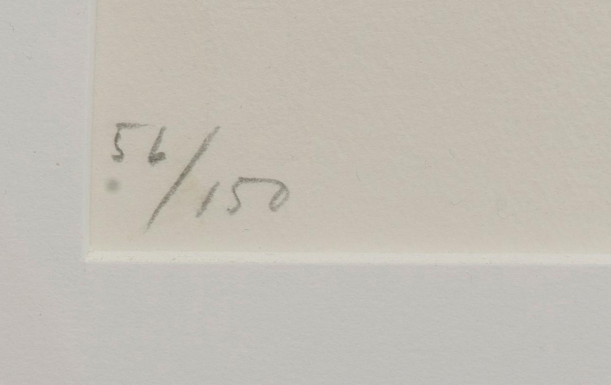 PETER HAHNE, two signed and numbered colour etchings.