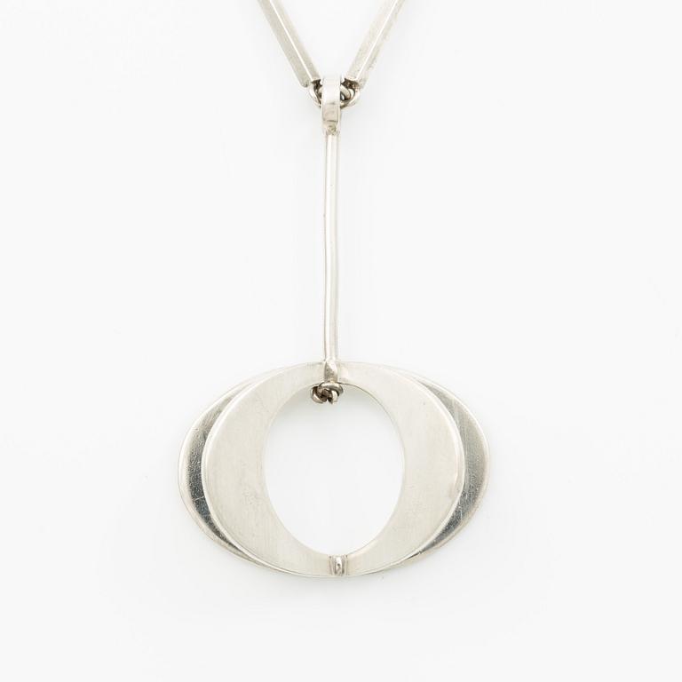 Kedja, Rey Urban med hänge, Thrersia Hvorslev för Alton, silver.