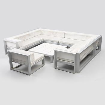 Ramón Esteve, a set of outdoor furniture, 6 pieces, "Na Xemena", Gandia Blasco, Spain, contemporary.