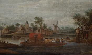 Esaias van de Velde Follower of, ESAIAS VAN DE VELDE, follower o,  oil on canvas, bears signature A van der Velde and dated 1657.