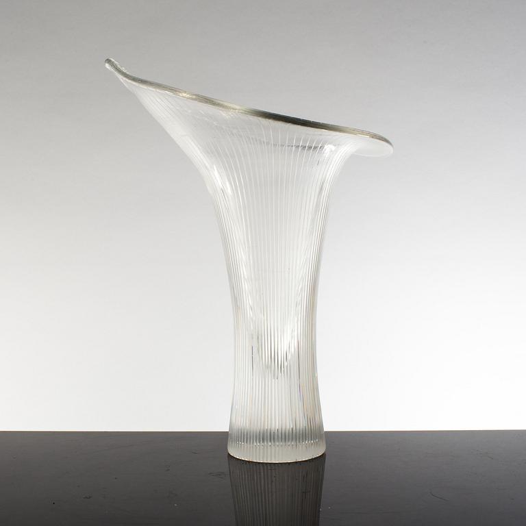 TAPIO WIRKKALA, vas i glas, "Kantarelli", Iittala 1950-tal.