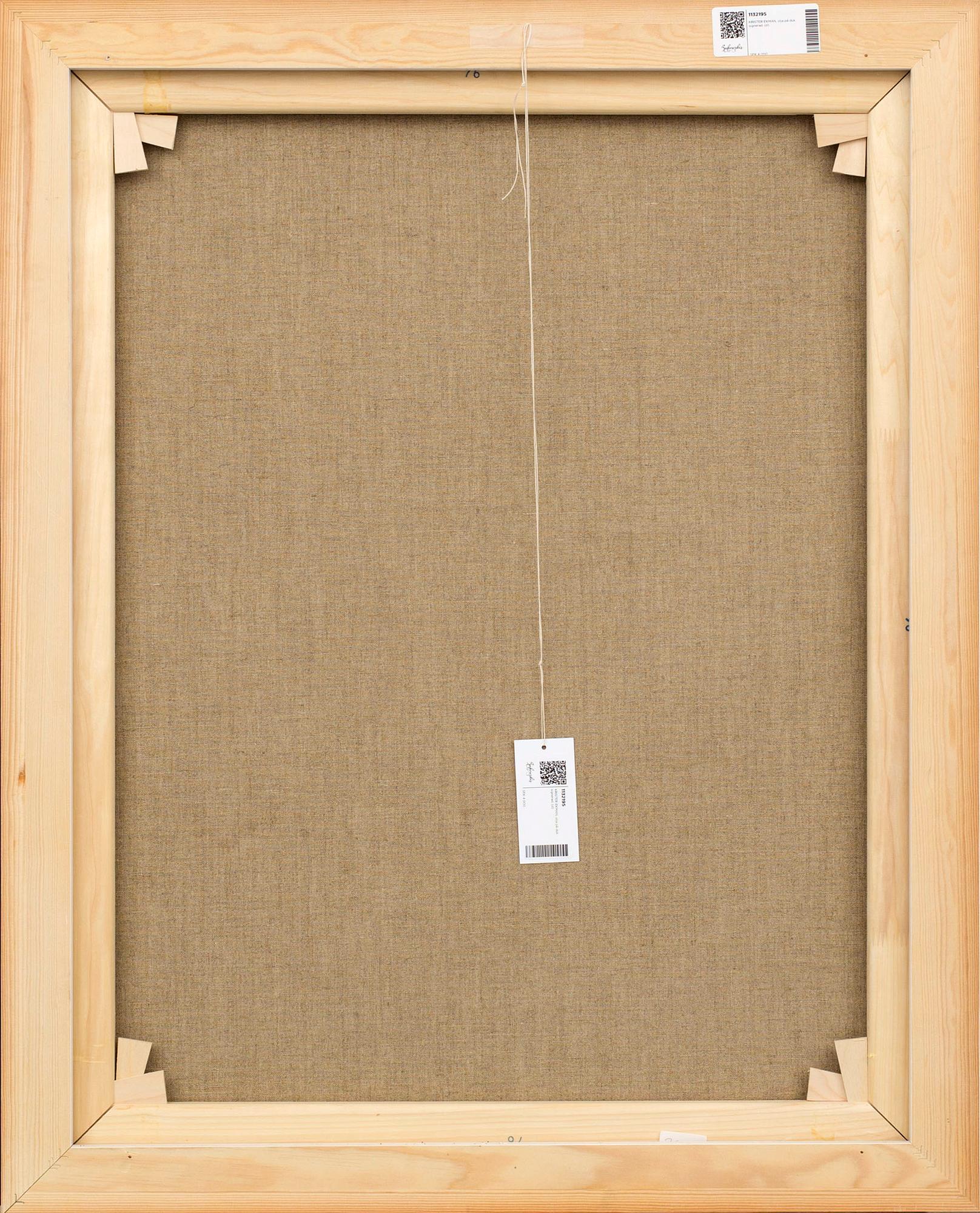 KRISTER EKMAN, olja på duk signerad.