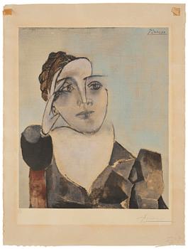 962. Pablo Picasso, after, "Portrait de Mille" (Dora Maar).