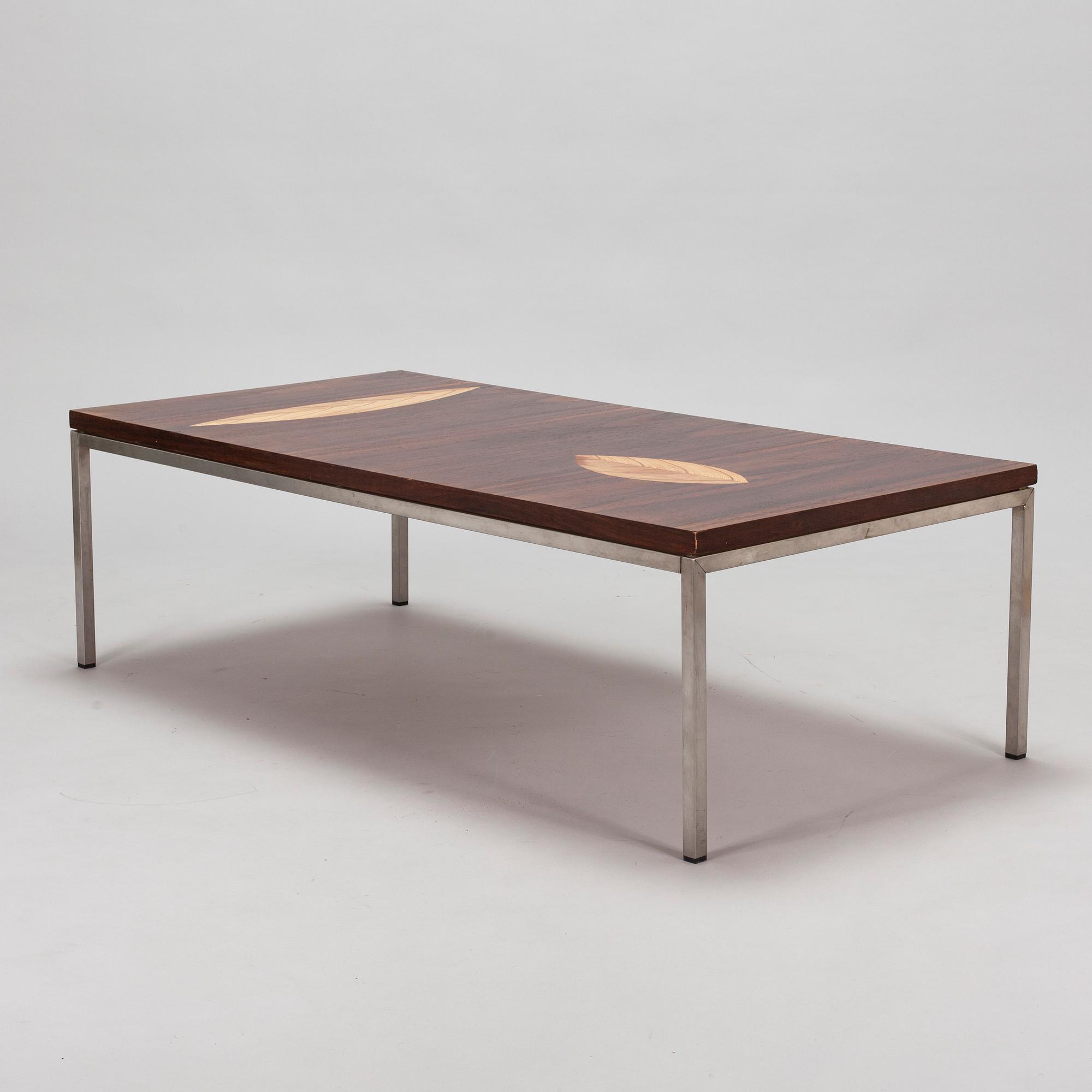 Tapio Wirkkala, soffbord, rytmfaner nr 9014, Asko, 1900-talets mitt.