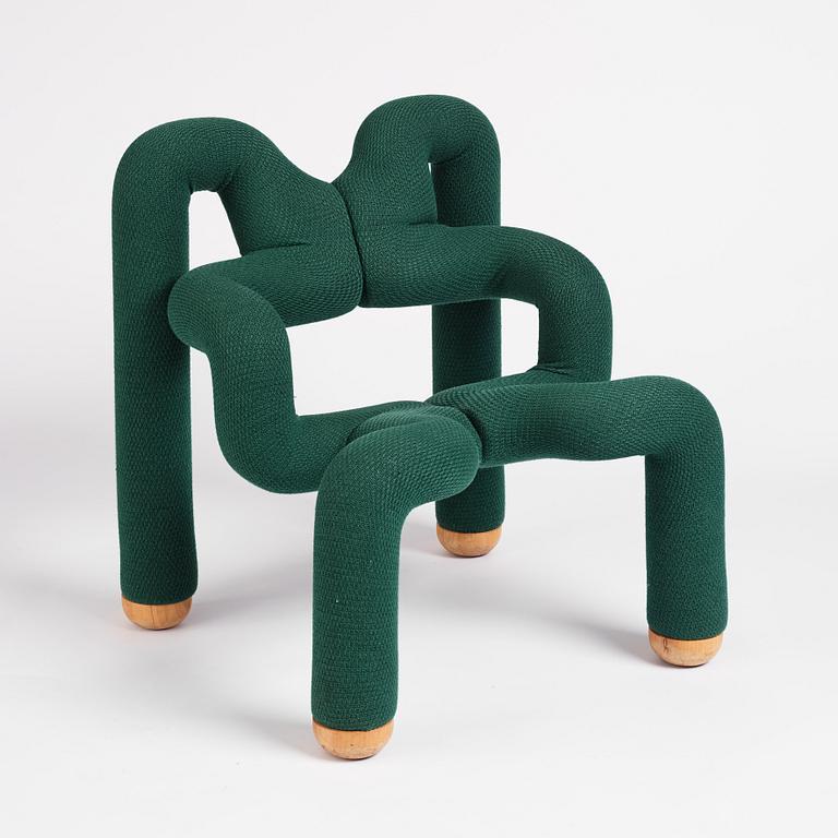 Terje Ekstrøm, armchair, "Ekstrem", for Stokke Fabrikker, Norway, circa 1984.