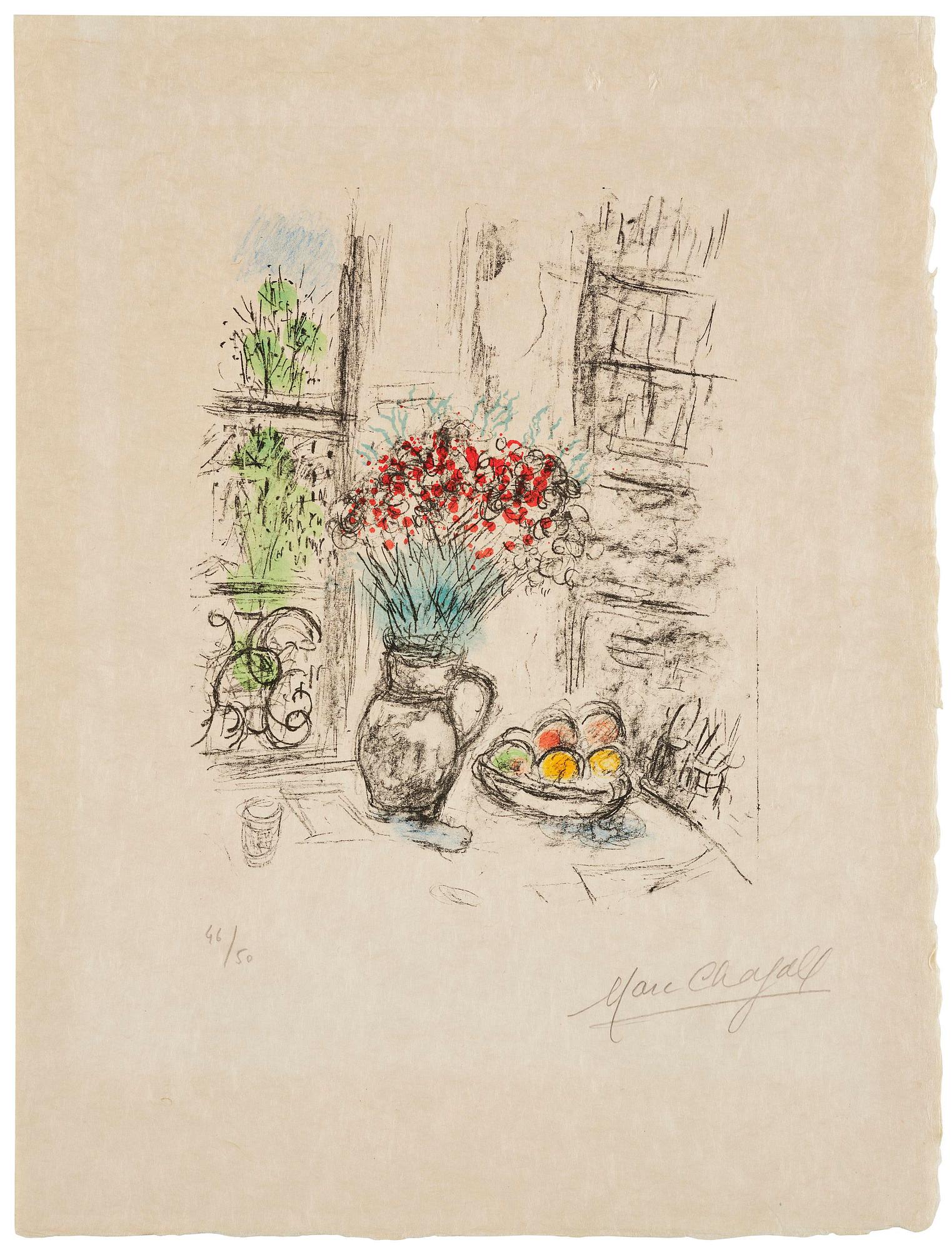 Marc Chagall, "Les Roses pompons".