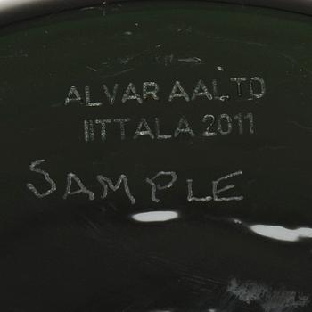 ALVAR AALTO, VAS, glas, "Savoy", märkt Alvar Aalto Iittala 2011 sample.