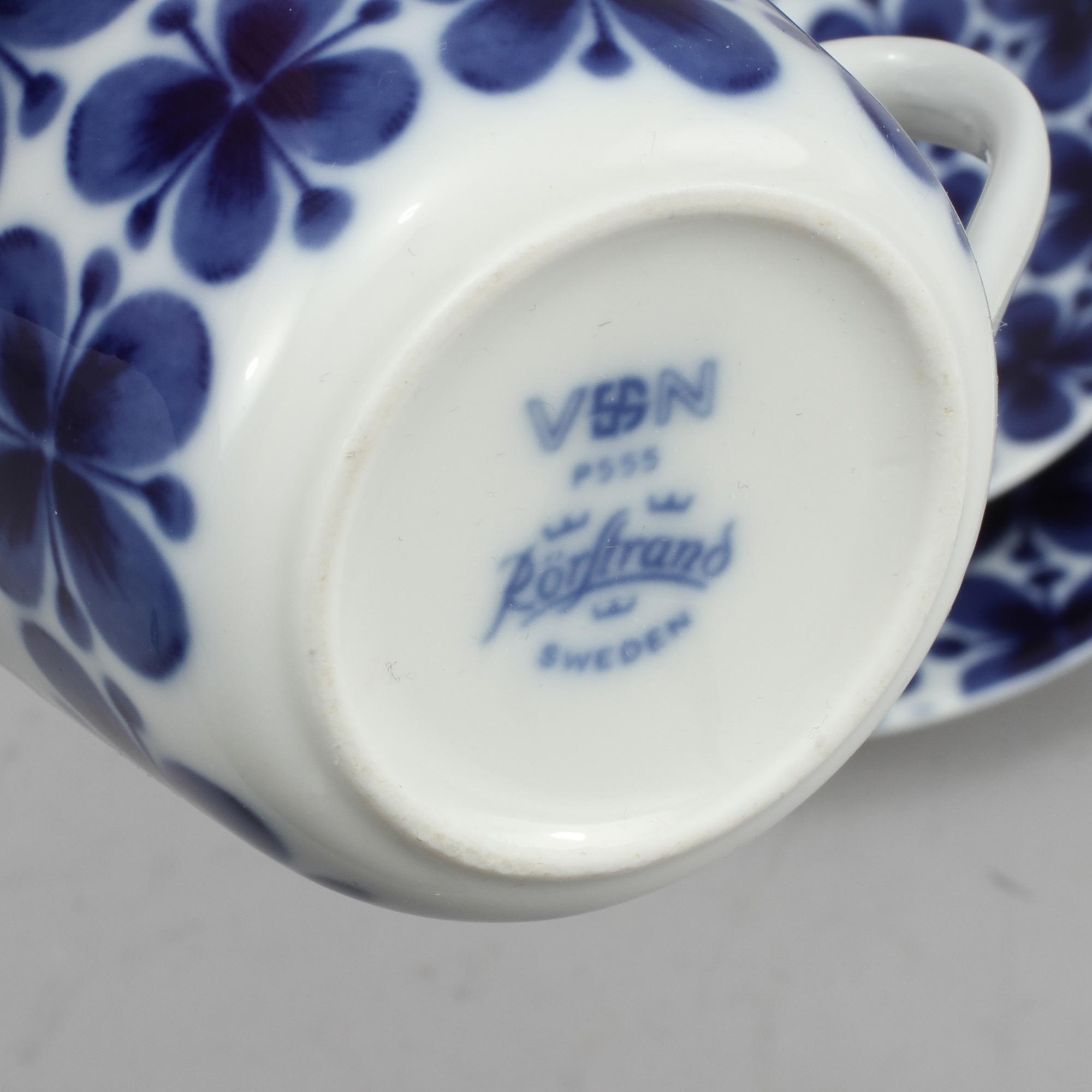 KAFFESERVIS, "Mon amie", Marianne Westman, Rörstrand, 1900-talets andra hälft.