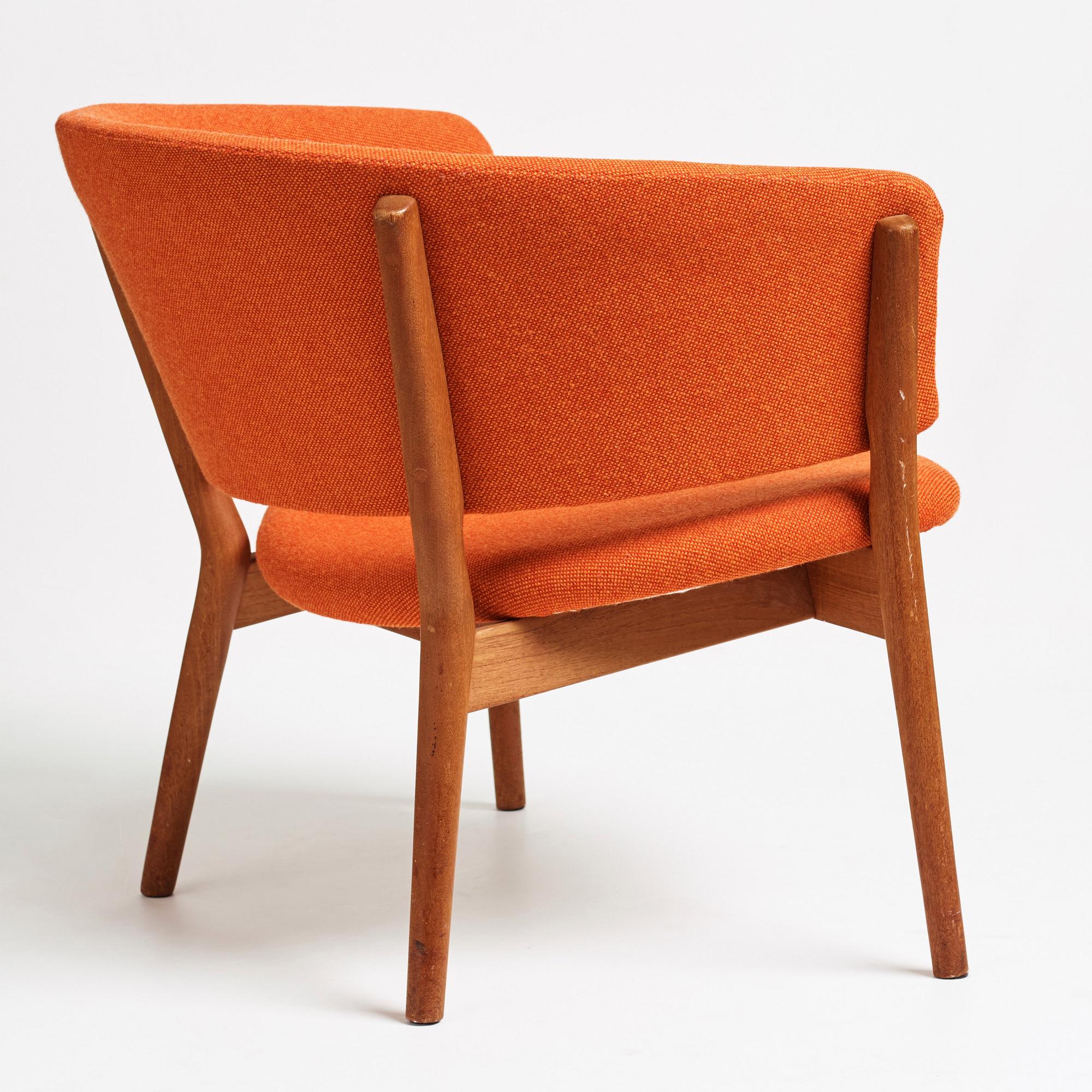 Nanna Ditzel, fåtölj, Søren Willadsen, Danmark, 1950-60-tal.
