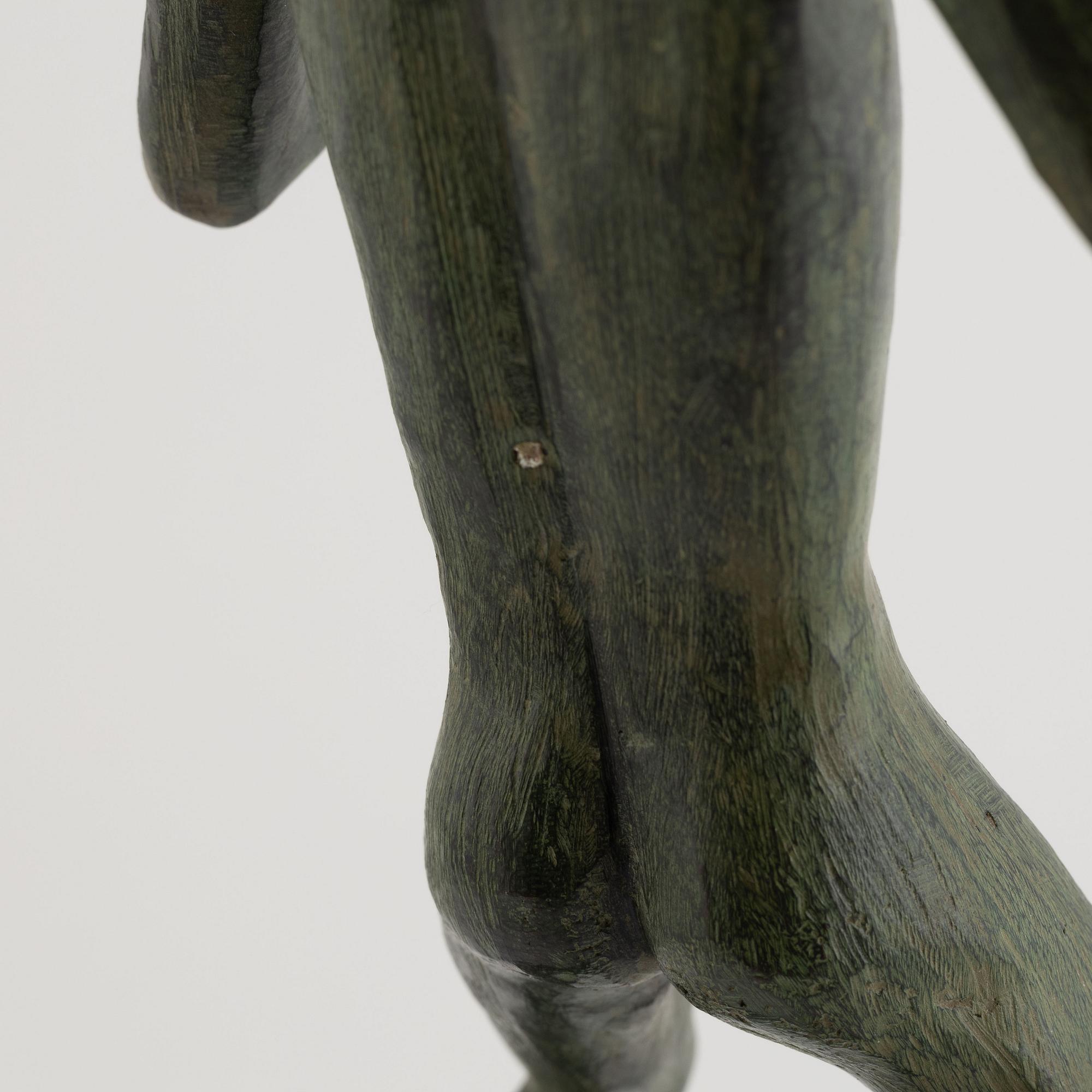 Carl Milles, after, a bronze sculpture.