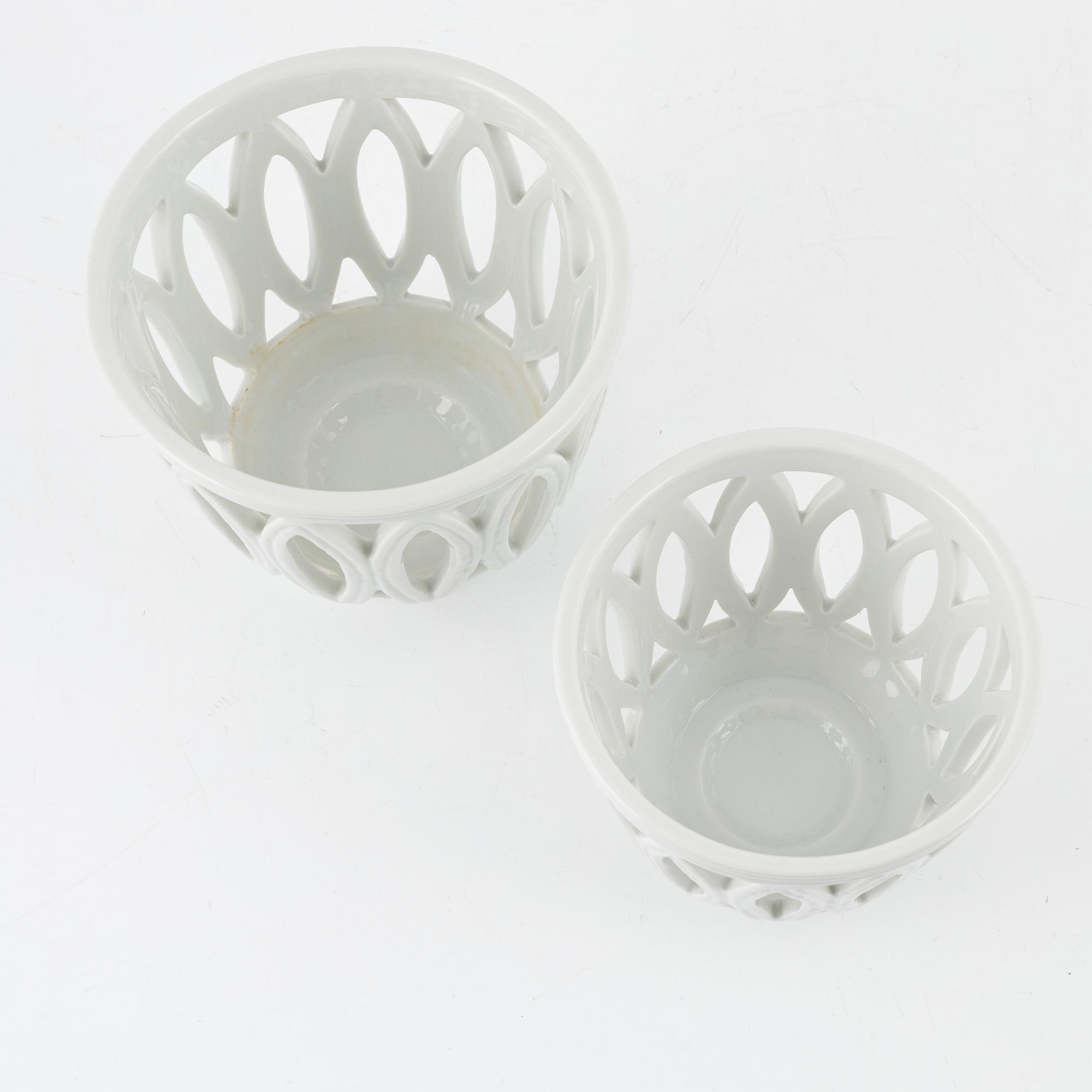 Gunnar Nylund, ytterfoder, 8 st, "Olympia", Rörstrand, 1940/50-tal.