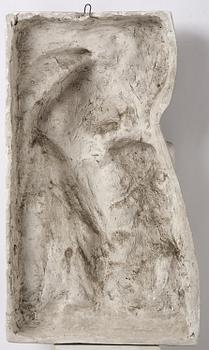 A presumably French 19th century plaster cast of the Nike of the Sandal.