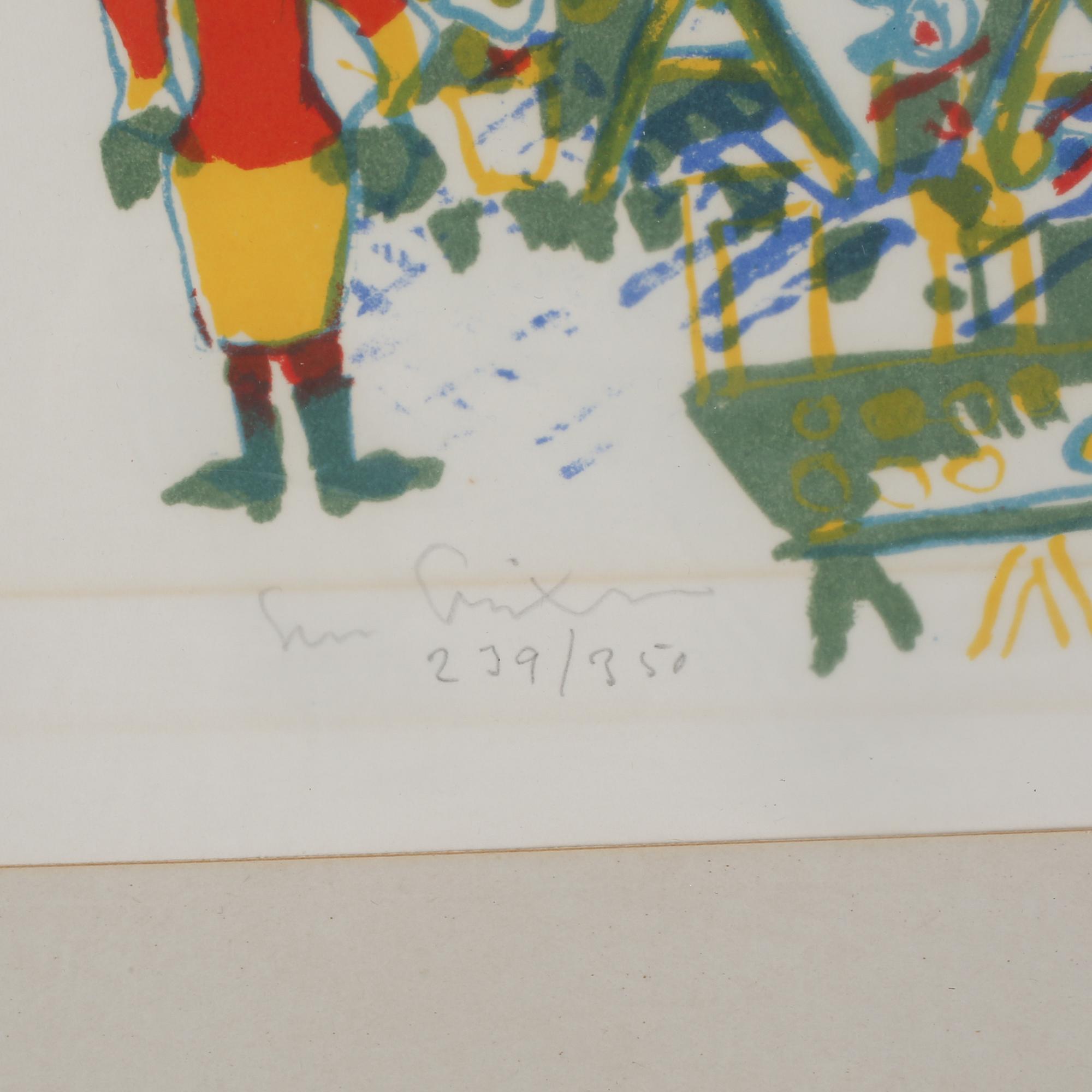 SVEN X:ET ERIXSON, färglitografi, signerad och numrerad 239/350.
