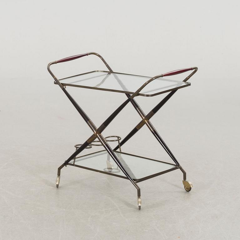 Midcentury 1950's Bar Cart, Drinks Trolley, attributed to Cesare Lacca Italy.