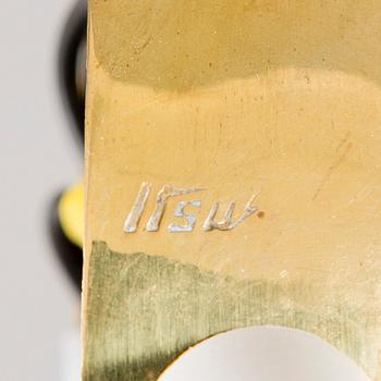 VÄGGLAMPOR, ett par, Itsu 1900-talets mitt.