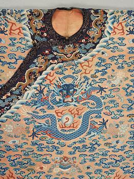 A ROBE, kesi weave (kossu). China late Qing dynasty. Height 141 cm.