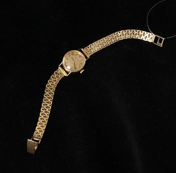DAMARMBANDSUR, Certina, delvis 18 K guld.