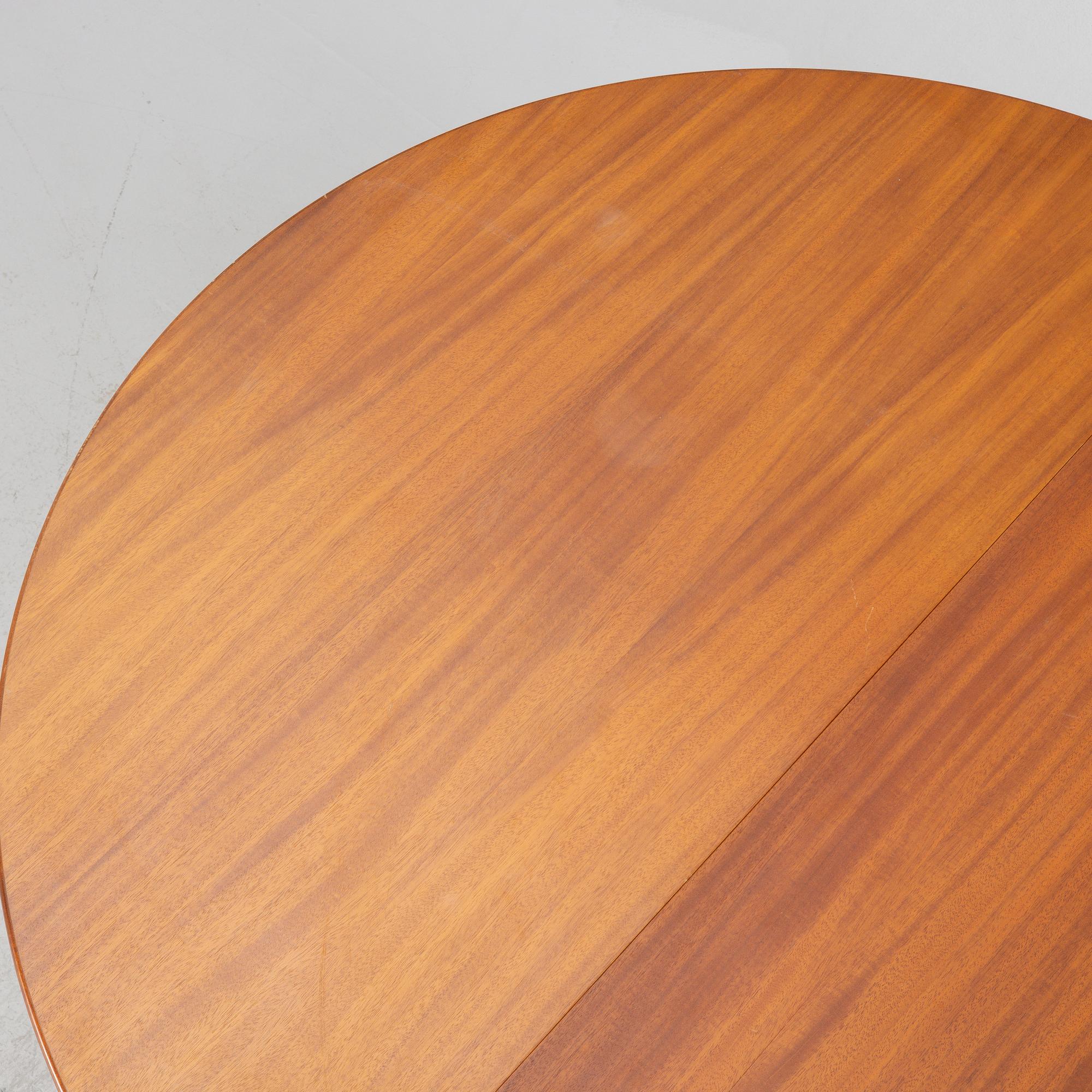 Carl Malmsten, a dining table, "Pyramid", second half of the 20th century.