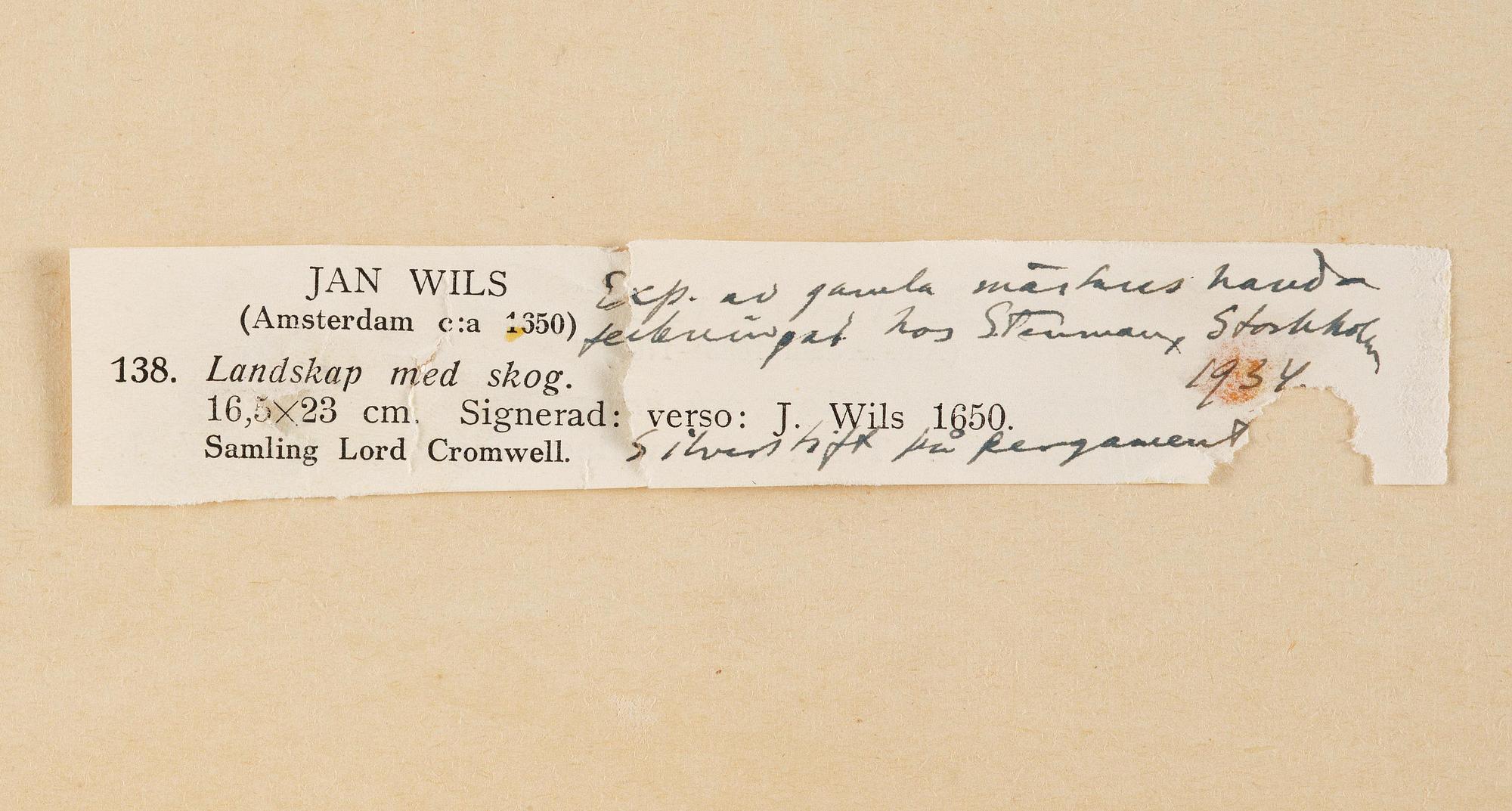 Jan Wils, Landscape with forest.