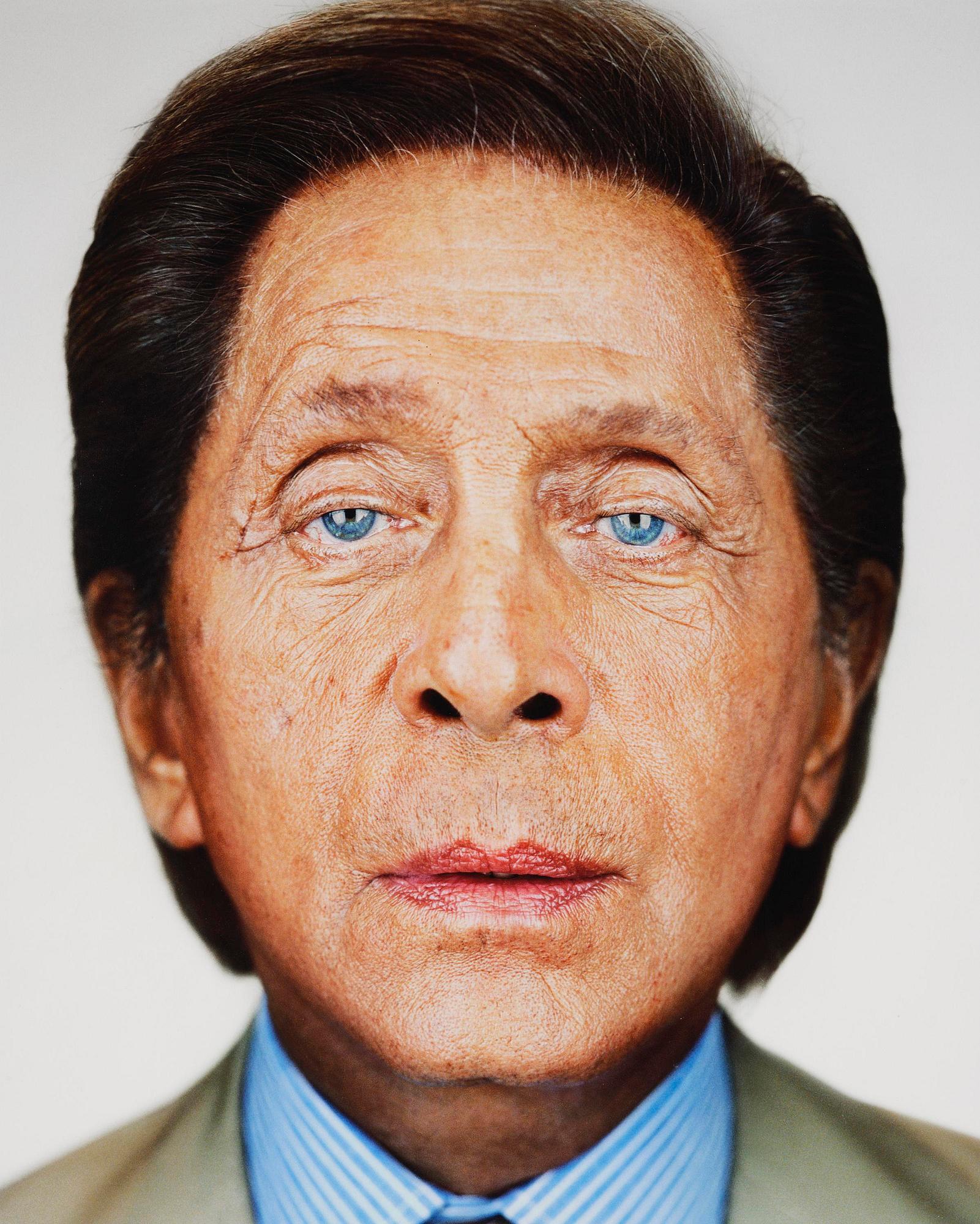 Martin Schoeller, "Valentino", 2005.