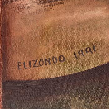 ARTURO ELIZONDO, oil on canvas, signed Elizondo and dated 1991.