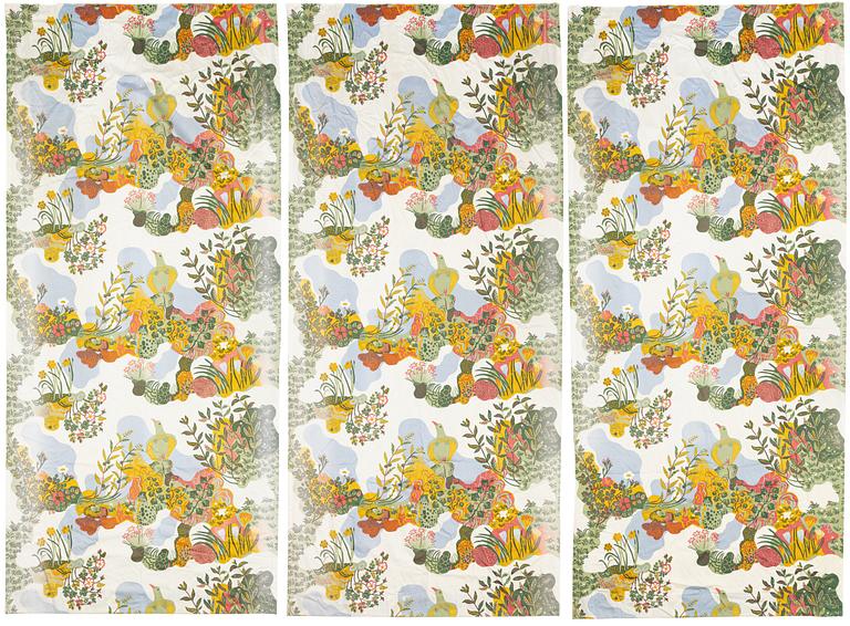 Josef Frank, gardiner, 3 par, "Anakreon", Firma Svenskt Tenn.