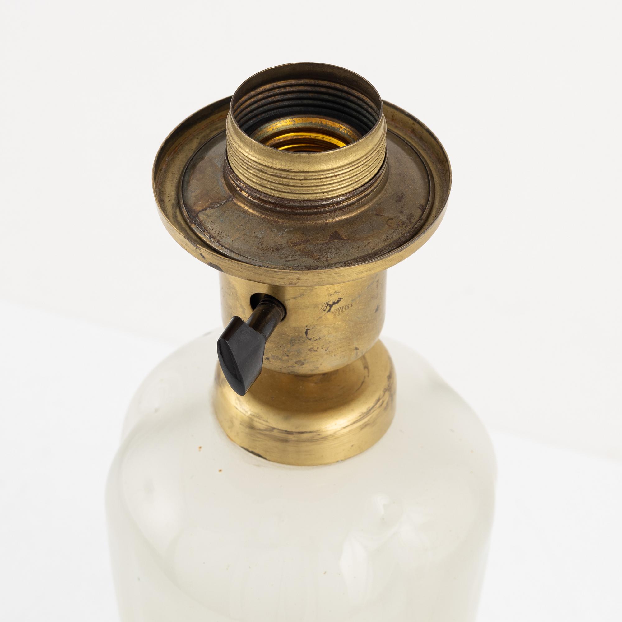 Bordslampa, Swedish Modern, modell 15319, Böhlmarks, 1940-tal.
