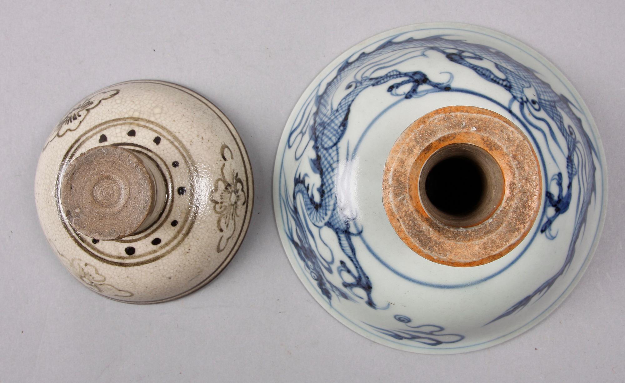 SKÅLAR, 2 st, keramik, Kina.