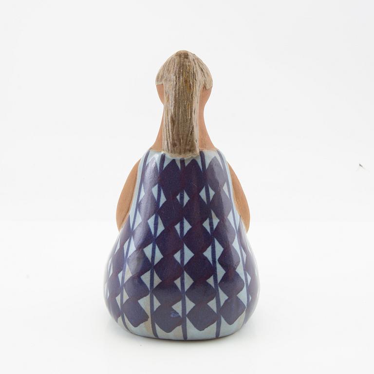 Lisa Larson, figurine, "Amalia" from the series "The ABC Girls", Gustavsberg glazed stoneware.