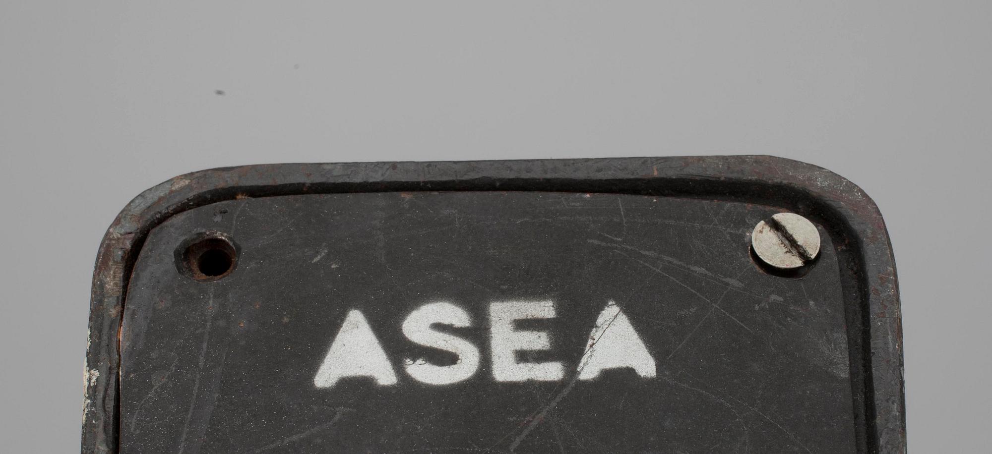 SKRIVBORDSLAMPA, 1920-40-tal, märkt ASEA.