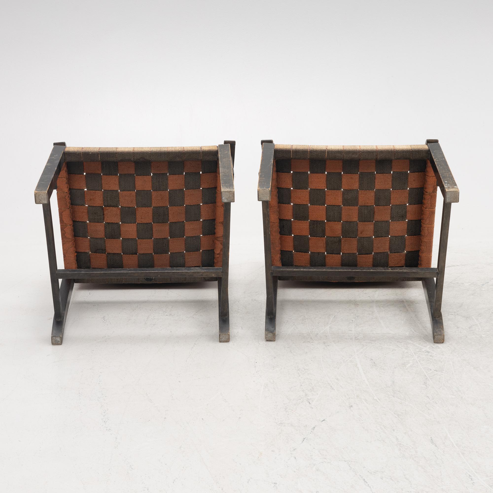 Gemla, a pair of armchairs model "5678", Diö, 1930s.