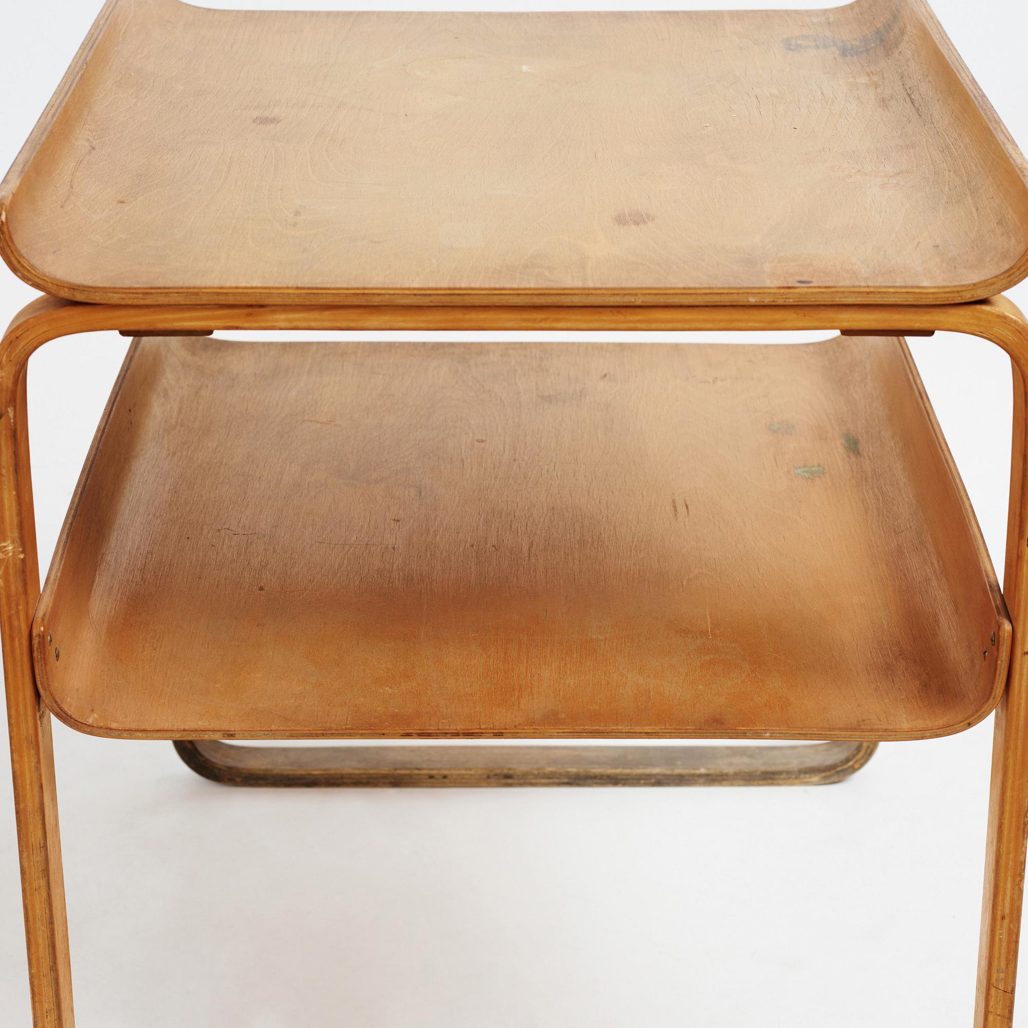 Alvar Aalto, a model 75 table  O.Y. Huonekalu-ja Rakennustyötehdas for Svenska Artek ( The Swedish Artek).