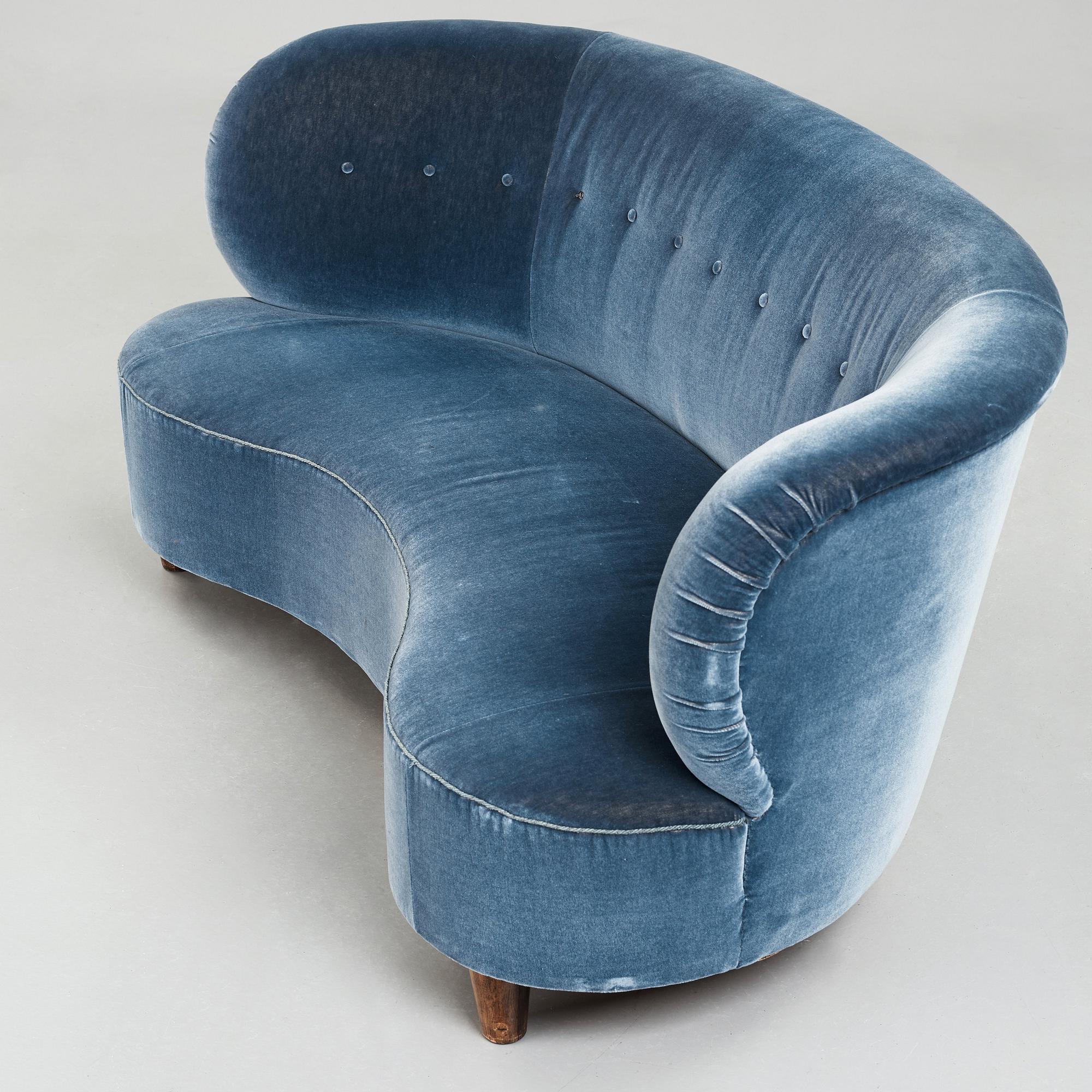 Otto Schulz, tillskriven, soffa, Swedish Modern, 1940-50-tal.