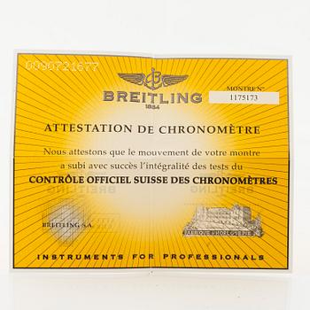 Breitling, Chrono Colt, kronograf, armbandsur, 41,1 mm.
