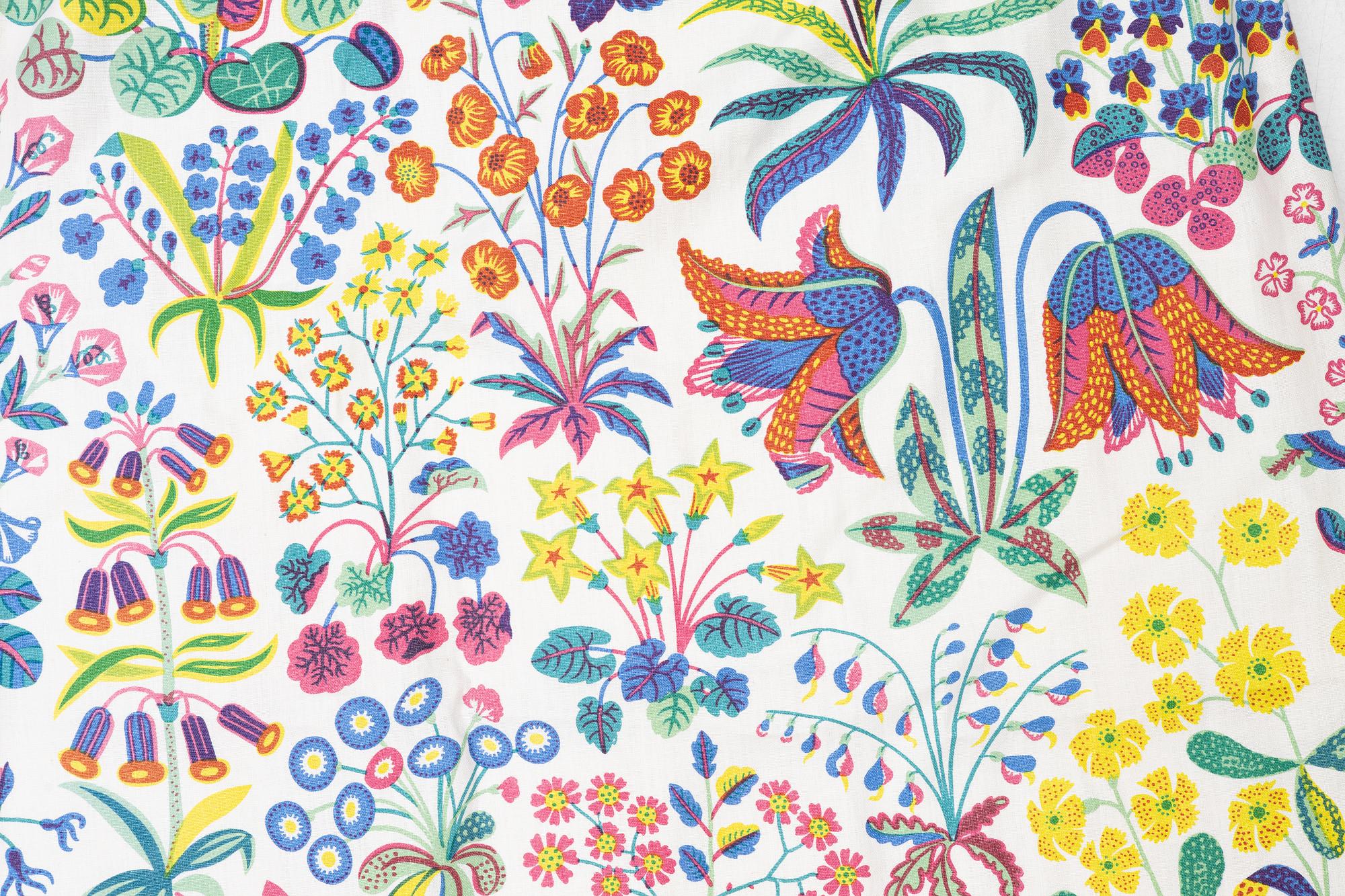 Josef Frank, a pair of curtains, 'Under Ekvatorn', Svenskt Tenn.