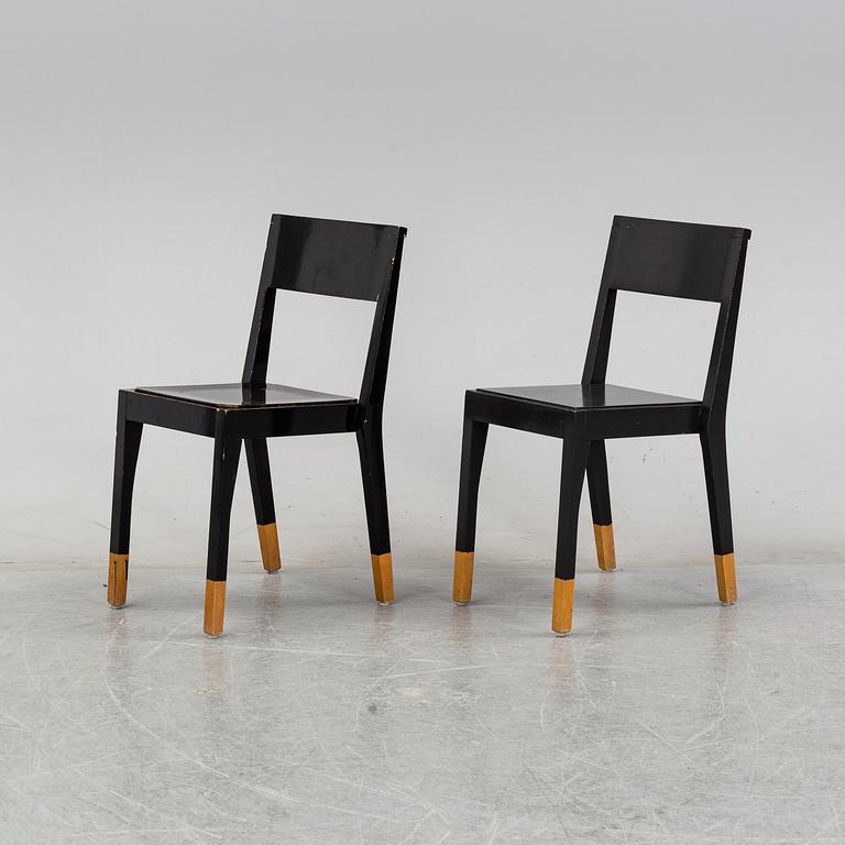 A pair of Thomas Sandell 'TS-chair' chairs.