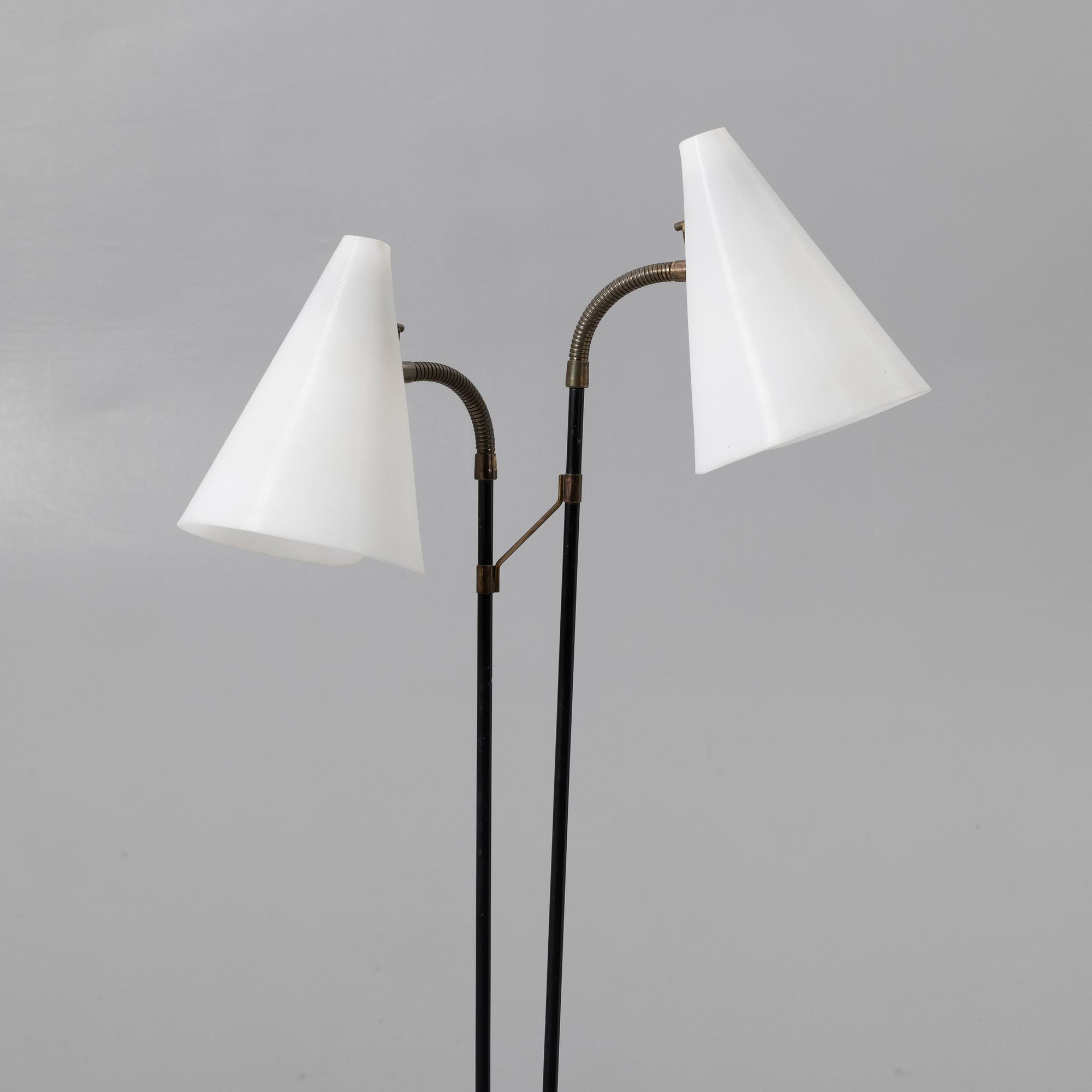Floor lamp, mid-20th century.