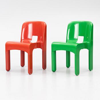 Joe Colombo, stolar, ett par, "Universal", Kartell, 1900-talets andra hälft.