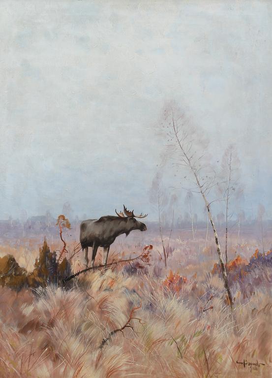 CARL BRANDT, olja på duk, signerad.