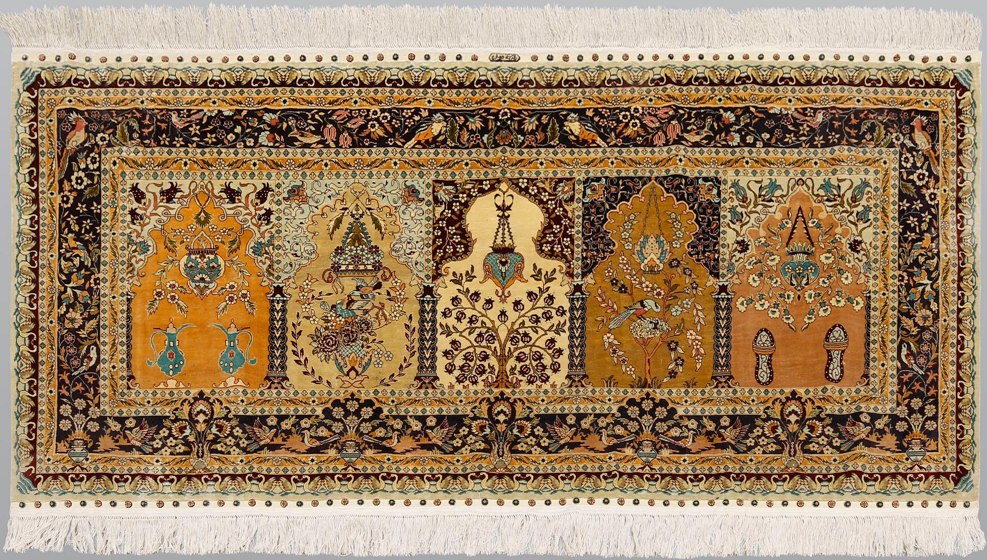Matta, Silke, Orientalisk, 182 x 89 cm.