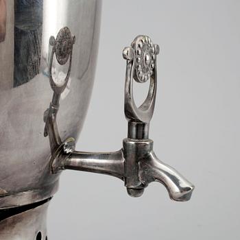 SAMOVAR, vitmetall, Ryssland, 1800-tal.