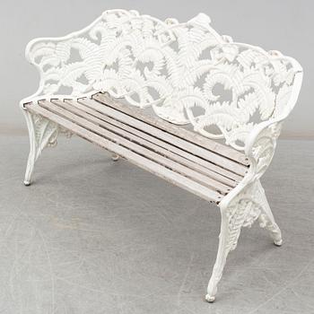 A second half of the 20th century garden sofa from Byarums Bruk.