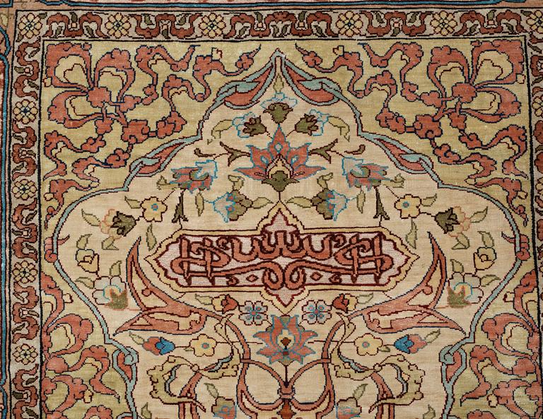 MATTA, silke, orientalisk. Ca 89 x 69.