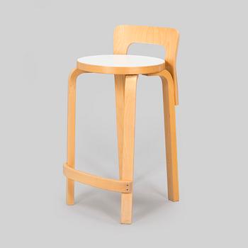 Alvar Aalto, baarituoli, malli K65, Artek, 1996.