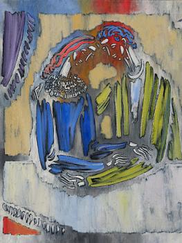 Vytautas Kasiulis, Embracing couple.