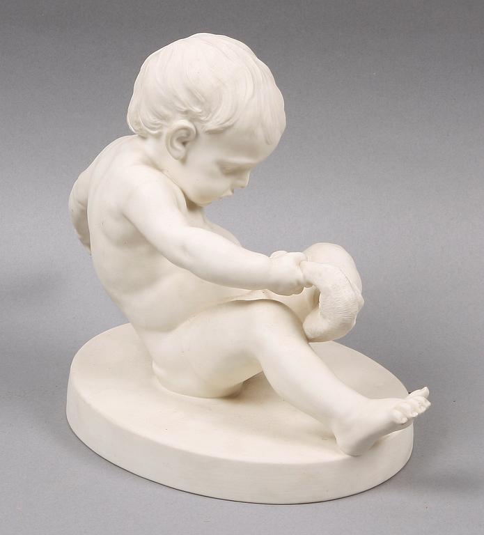 FIGURIN, parian, Gustafsberg, tidigt 1900-tal.